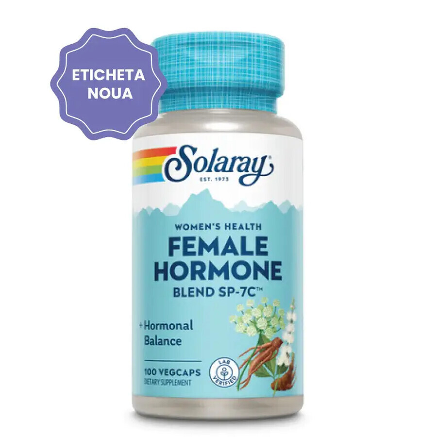 Weibliche Hormonmischung Solaray, 100 Kapseln, Secom