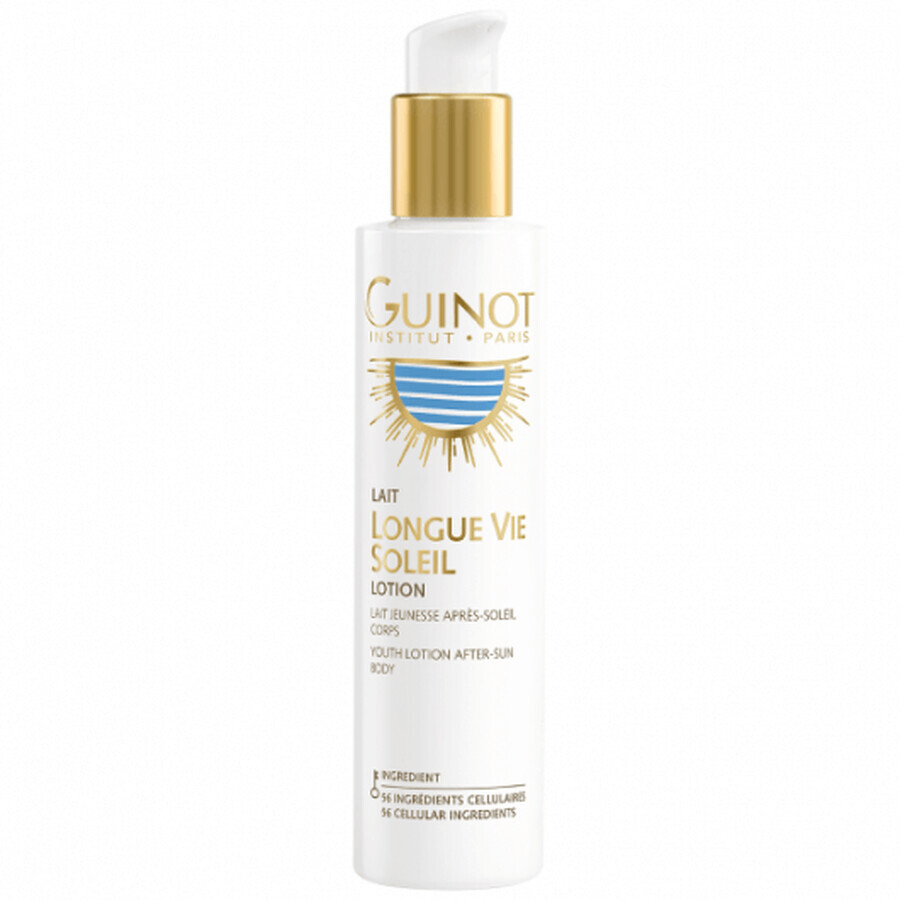 Latte corpo dopo esposizione solare Guinot Longue Vie Soleil Lait Jeunesse Apres Soleil Corps 150ml