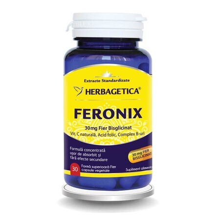 Feronix, 30 gélules, Herbagetica
