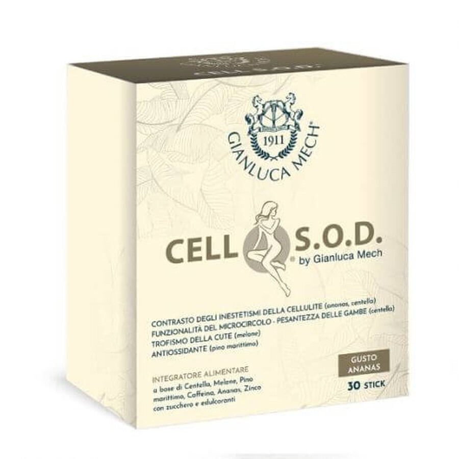 Gianluca Mech Cell SOD integratore alimentare drenante e tonificante 30x5gr