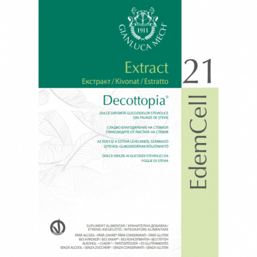 Complément alimentaire liquide Gianluca Mech Decottopia EdemCell 21 16x30ml