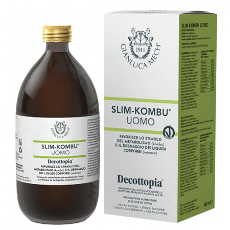 Supliment alimentar lichid Gianluca Mech Decottopia Slim Kombu Uomo 500ml