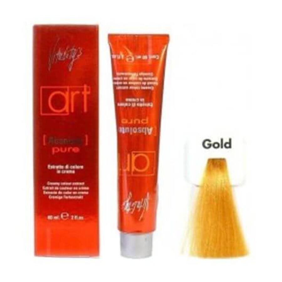 Vitality's Art Absolute Dauerhafte Haarfarbe mit Ammoniak Reines Gold Verstärkungsfarbe 60 ml
