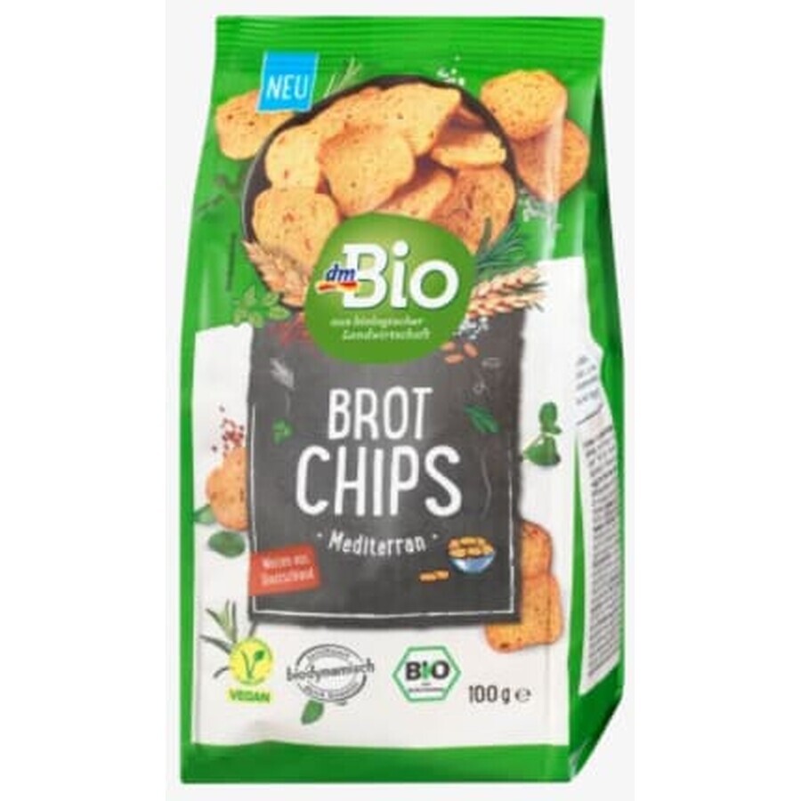 DmBio Mediterrane Brotchips, 100 g