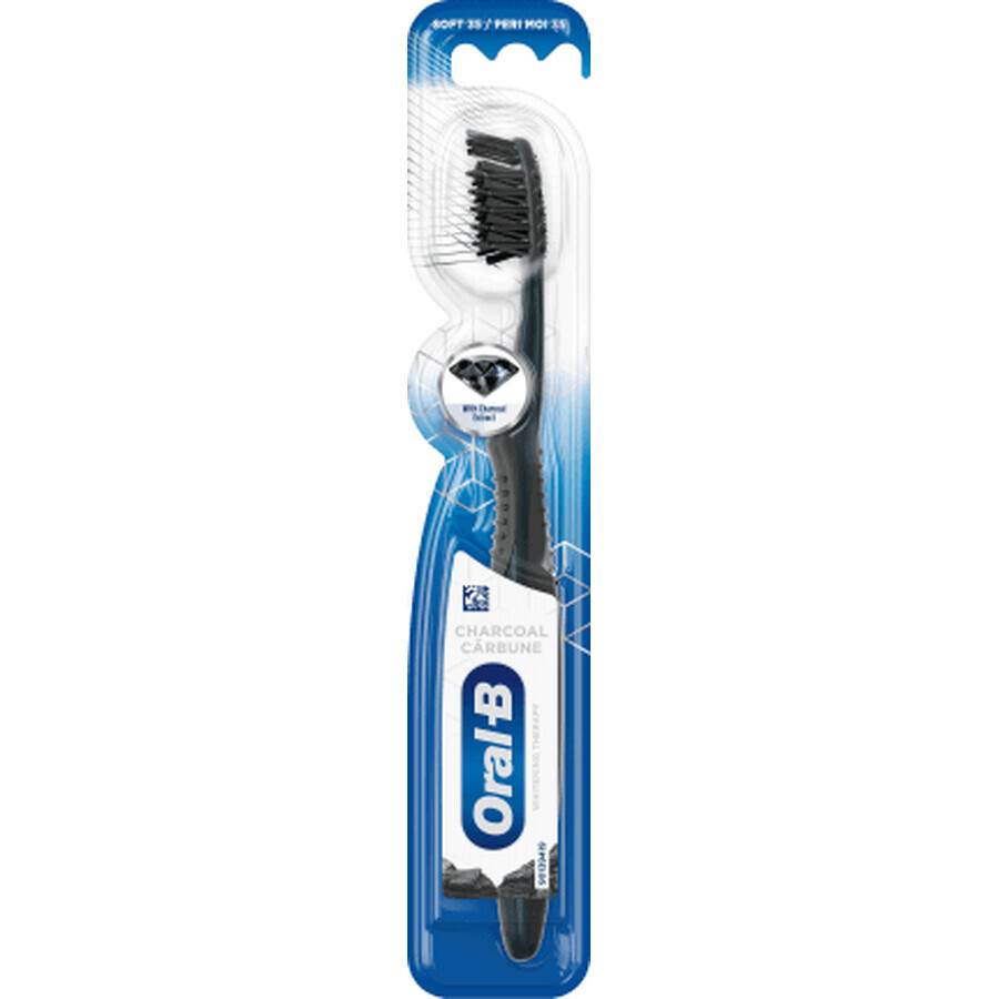 Brosse à dents Oral-B Whitening Therapy Charcoal, 23 g