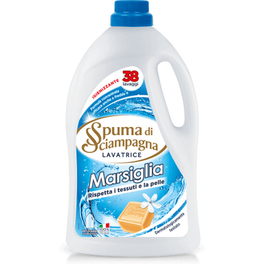 Spuma di Sciampagna Flüssigwaschmittel Marseille 38 Wäschen, 1710 ml