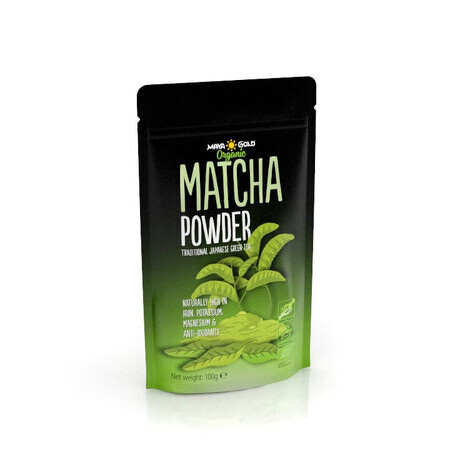 Matcha Bio en poudre, 100g, Maya Gold