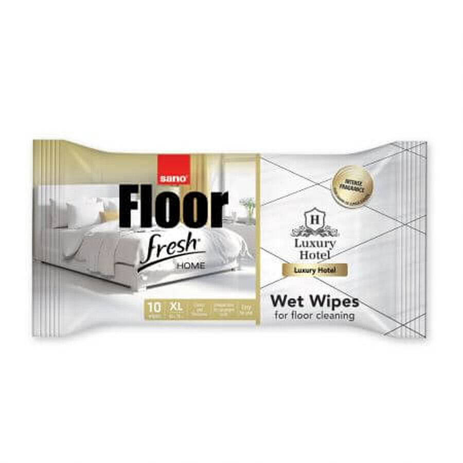 Fresh Luxury Wet Floor Wipes, 10 pcs, Sano