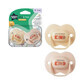 Sucettes orthodontiques Anytime, 0 - 6 mois, Beige, 2 pi&#232;ces, Tommee Tippee