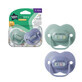 Sucettes orthodontiques Anytime, 18 - 36 mois, vert / bleu, 2 pi&#232;ces, Tommee Tippee