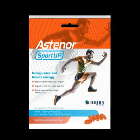 Astenor SportUp, 15 bonbons, Biessen Pharma