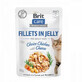 Brit Care Filets en gel&#233;e Choice Chicken With Cheese, 85 g, Brit