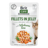 Wet cat food with tuna fillets Brit Care Fillets in Jelly Wholesome Tuna, 85 g, Brit