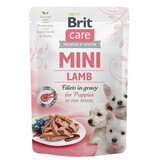 Wet food with lamb for dogs Fillets in Graby Mini Puppy, 85 g, Brit