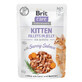 Croquettes au saumon pour chats Brit Care Cat Pouch Kitten, 85 g, Brit