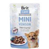 Wet food with venison for dogs Fillets In Gravy, 85 g, Brit