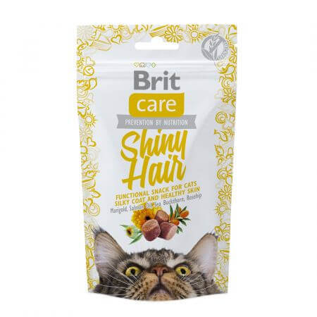 Brit Care Snack Shiny Hair, 50 g, 50 g, Brit