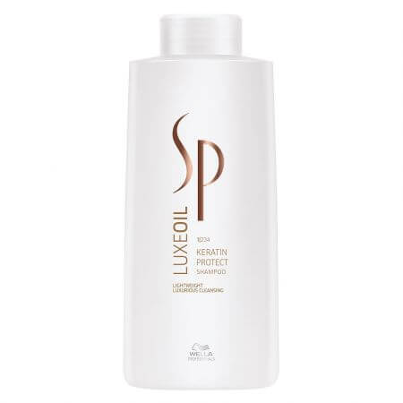 Shampoo idratante e riparatore per capelli SP LuxeOil Keratin Protect, 1000 ml, Wella Professionals