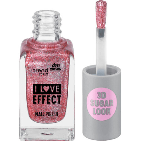 Trend !t up Effect Vernis à ongles 060 Pink Glitter, 8 ml