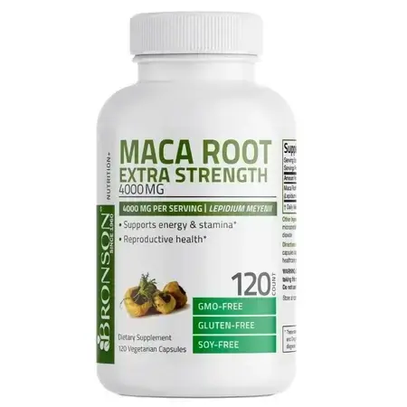 Ultra Extract Maca-Wurzel 4000 mg, 120 Kapseln, Bronson