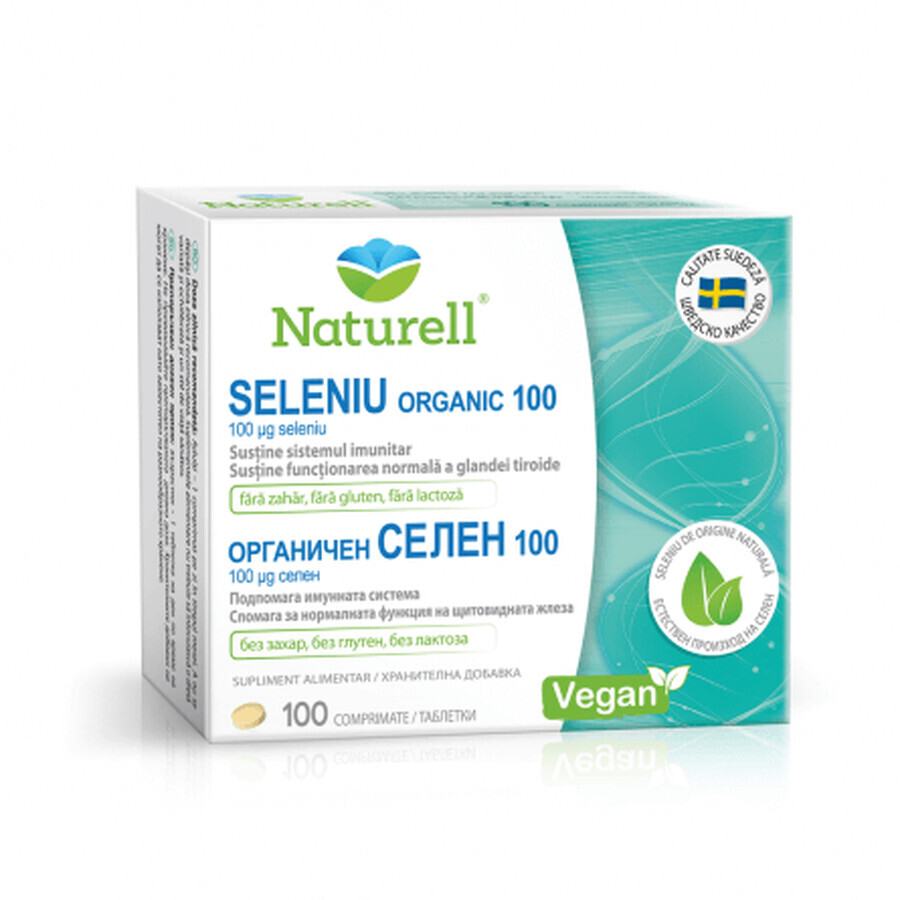 Sélénium Bio 100 x 100cpr, Naturell