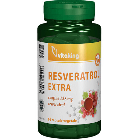Resveratrol extra - 90 gélules végétales, Vitaking