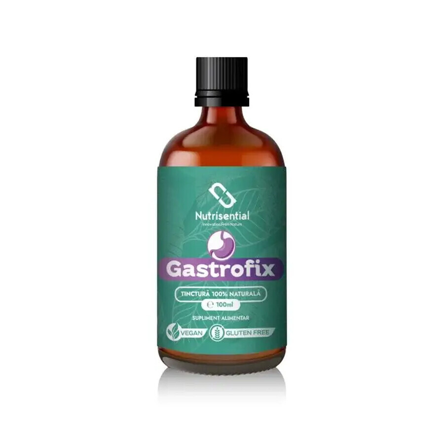 Tintura per malattie dell'apparato digerente, GastroFix x 100ml, Nutrisential