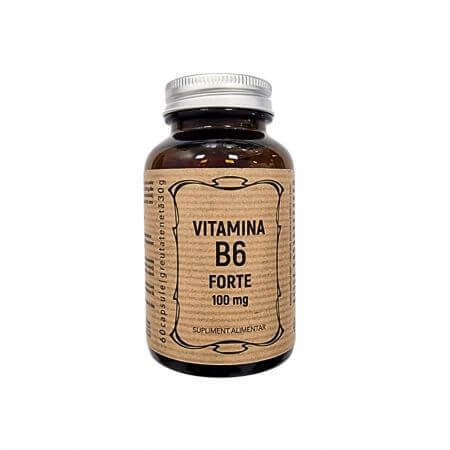 Vitamine B6 Forte 100 mg, 60 gélules, Remedia
