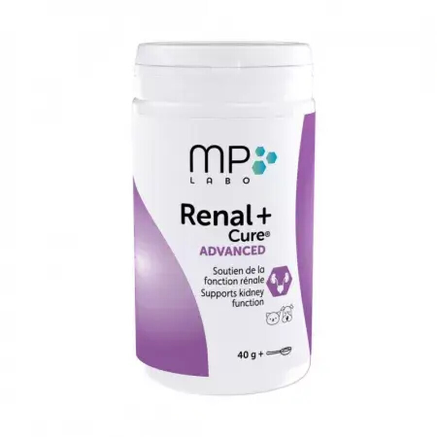 Aliment complémentaire pour une bonne fonction rénale chez les chiens et les chats Renal + Cure advanced, 40 g, 40 g, Mp Labo