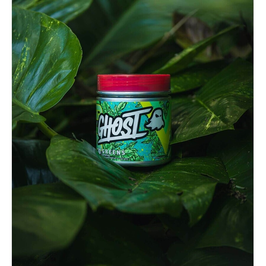 GHOST® Greens, mélange de super-aliments verts avec arôme naturel, 285 g, GNC