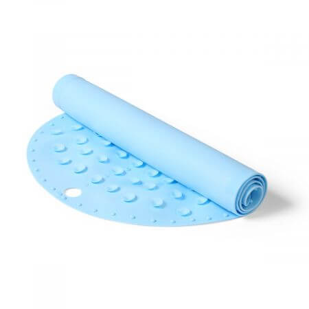 Tapis antidérapant pour baignoire, 70 x 35 cm, bleu, BabyOno