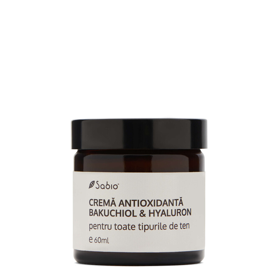 Antioxidant cream, Bakuchiol &amp; Hyaluron, 60ml, Sabio