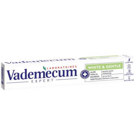 Dentifricio Pro White & Gentle, 75 ml, Vademecum