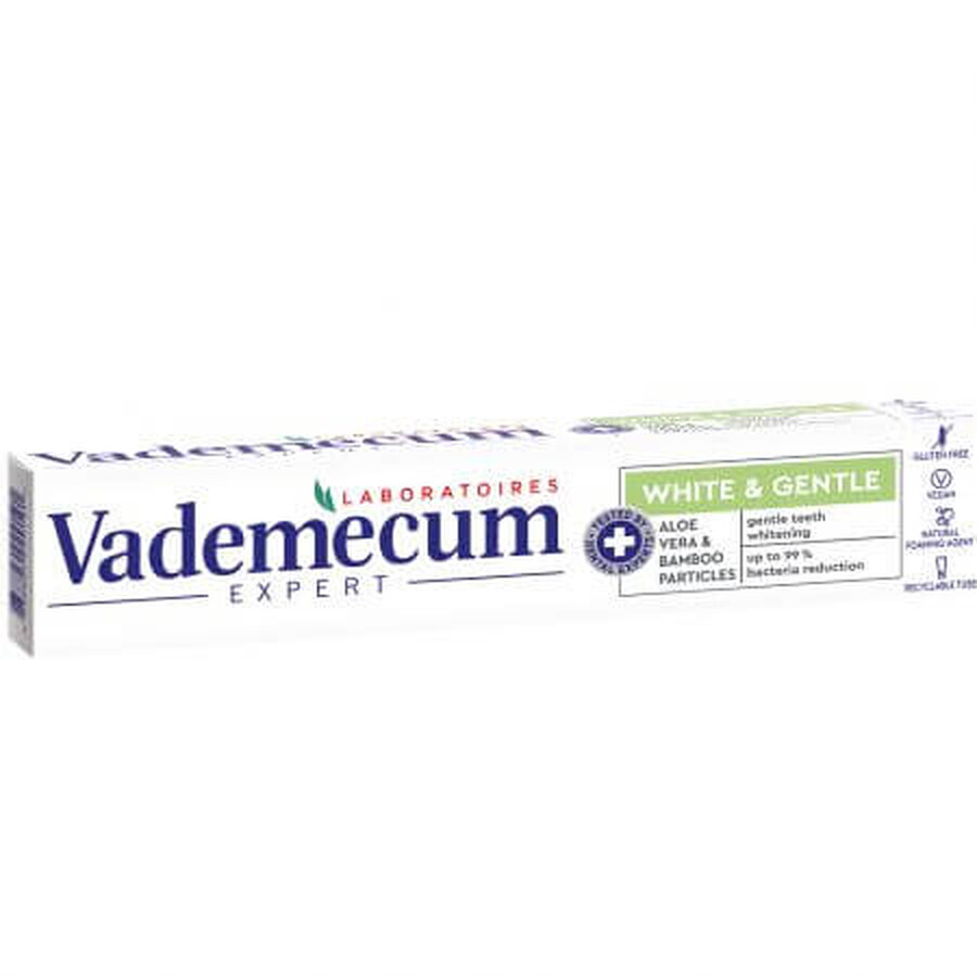 Dentifrice Pro White & Gentle, 75 ml, Vademecum