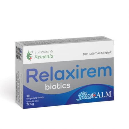 Relaxirem biotics Bluecalm, 30 comprimés, Remedia