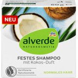 Alverde Naturkosmetik Shampoo solido al cocco, 60 g