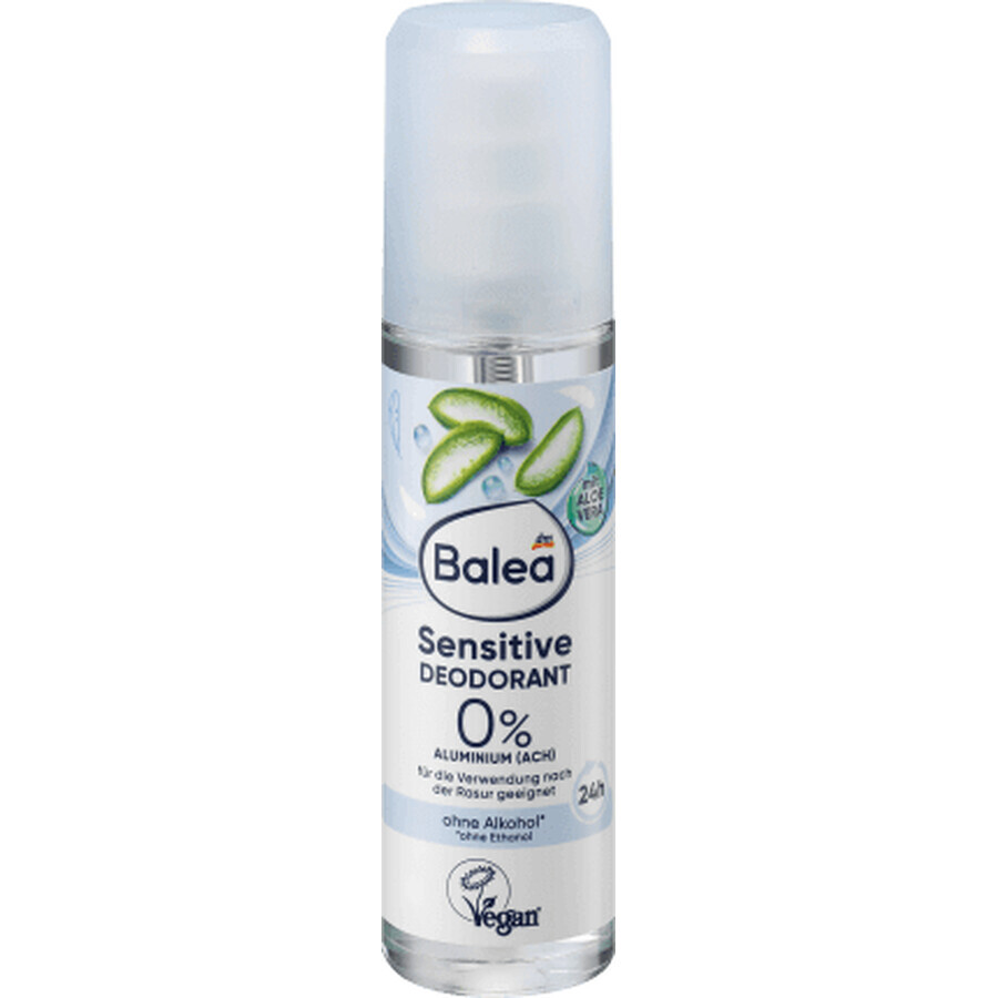 Balea Deodorante spray naturale sensibile, 75 ml