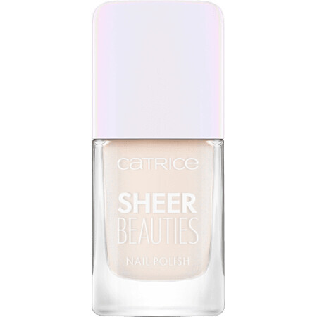 Catrice Sheer Beauties Vernis à ongles 010 Milky Not Guilty, 10,5 ml
