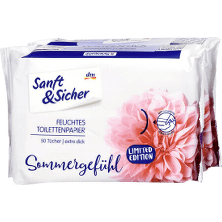Sanft&Sicher SummerGefuhl papier toilette humide, 100 pcs.