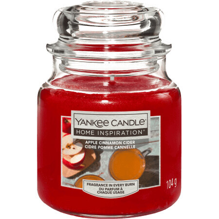 Bougie parfumée Yankee Candle pomme cannelle, 104 g