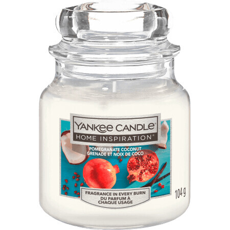 Yankee Candle Granatapfel-Kokosnuss-Duftkerze, 104 g