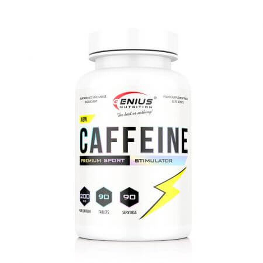 Caféine, 90 comprimés, Genius Nutrition