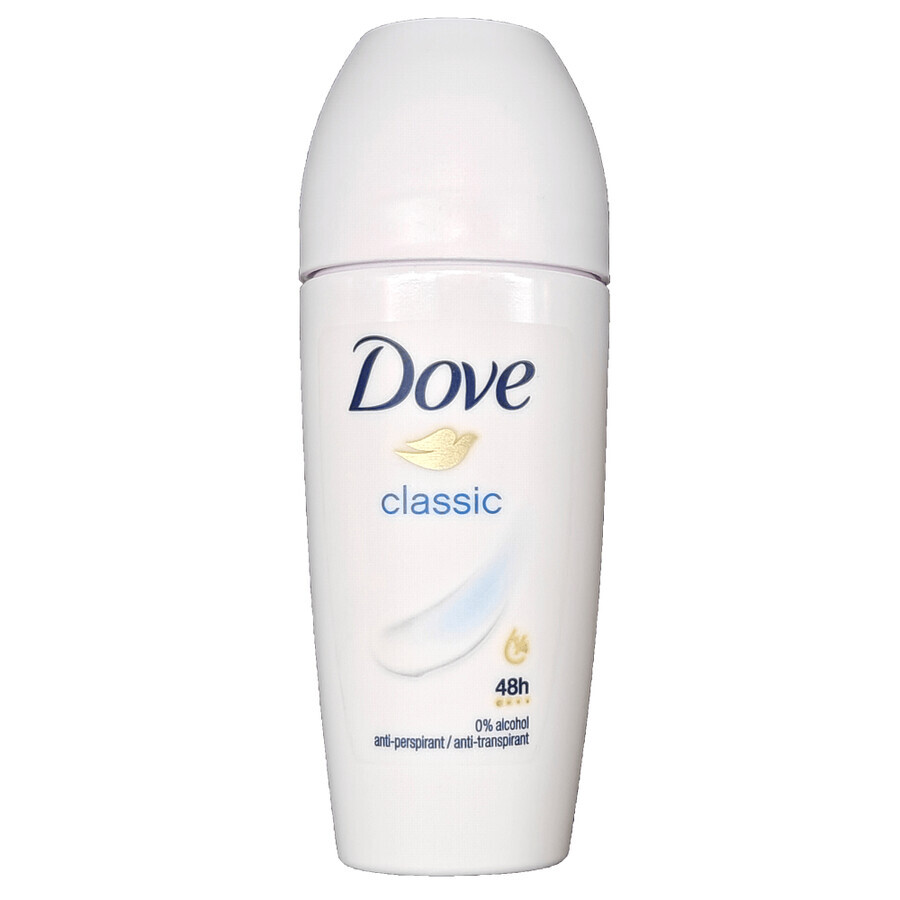 Déodorant à bille anti-transpirant Classic pour femmes, 50 ml, Dove