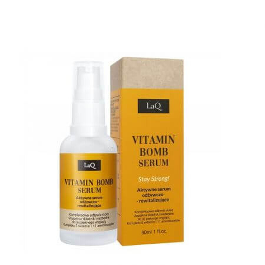 Ser pentru fata hranitor si revitalizant Vitamin Bomb (no. 5), 30 ml, LaQ