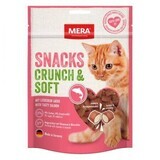 Snacks with salmon for cats Crunch Soft, 200 g, Mera