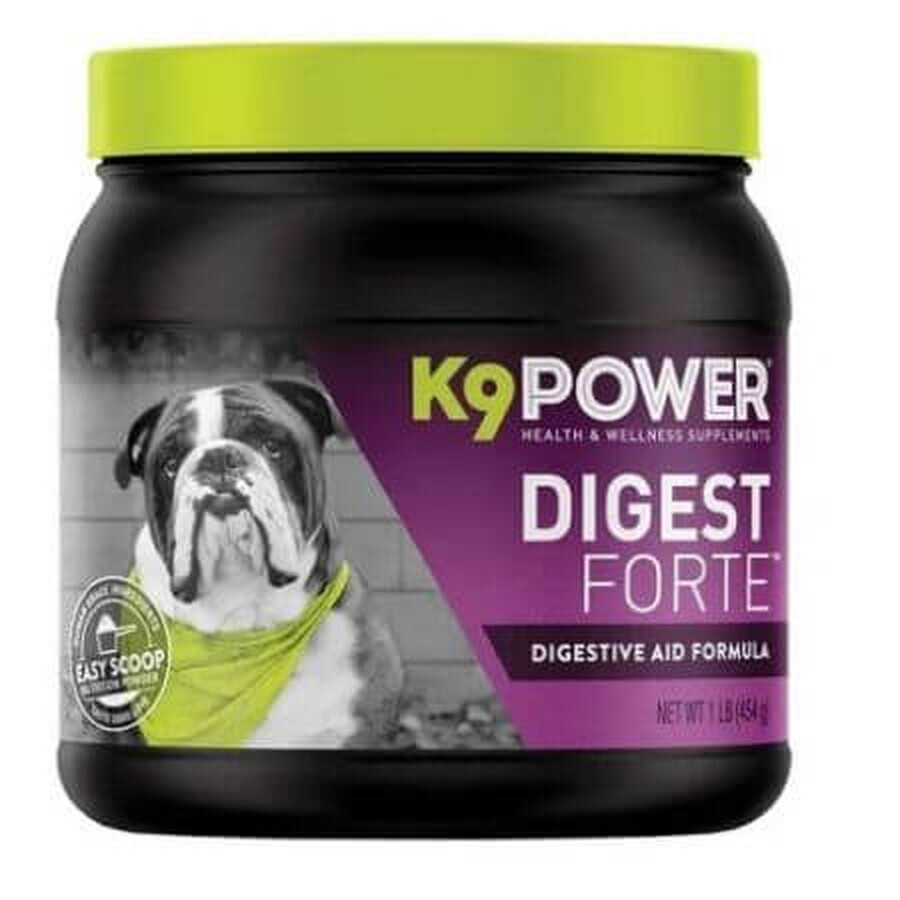 Supplément pour le système digestif Digest Forte, 454 g, K9Power