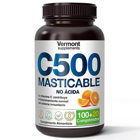 Vitamin C500 alkalisch, 120 Tabletten, Vermont