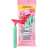 Balea Disposable razor with 2 blades, 12 pcs