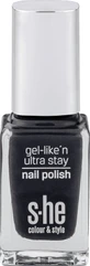 Esmalte de uñas S-he colour&amp;style Gel-like'n ultra stay 322/431, 10 ml