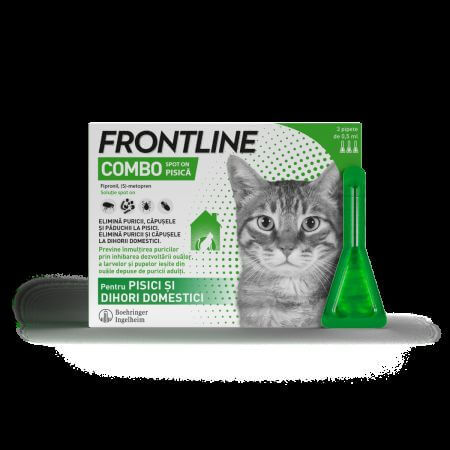 Frontline Combo spot on for cats, 3 pipettes, Frontline